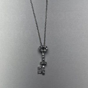 Women's Silver Key Necklace
